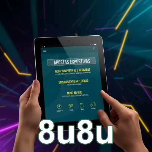 Ilustração de Aposte com 8u8u e descubra odds altas em esportes