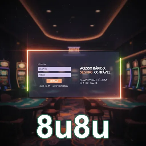 Ilustração de Experimente a segurança da plataforma 8u8u para jogos online